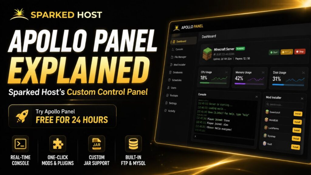 sparked host apollo panel