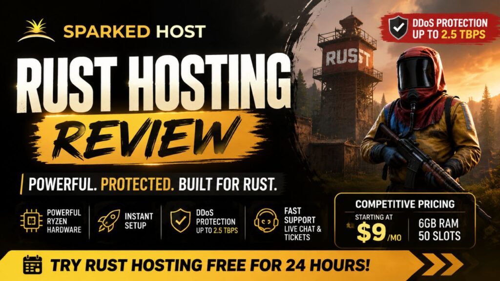 Sparked Host Rust Hosting Review 1 sparked host rust hosting review