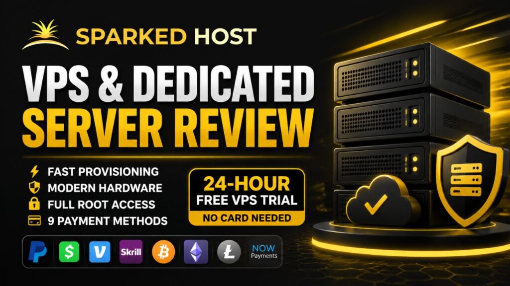 Sparked Host VPS & Dedicated Server Review 1 sparked host vps review