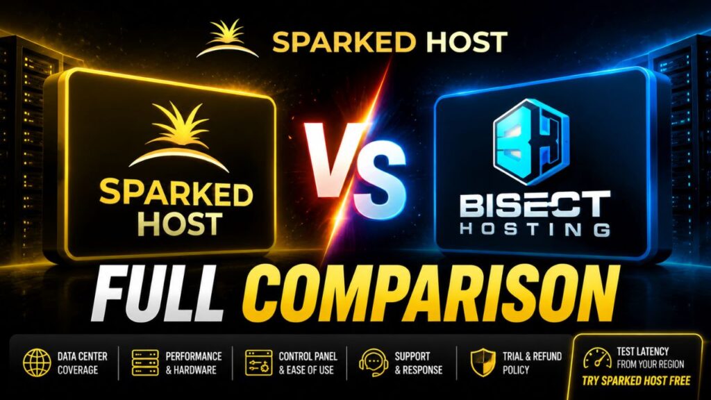 Sparked Host vs BisectHosting: Full Comparison 1 sparked host vs bisecthosting