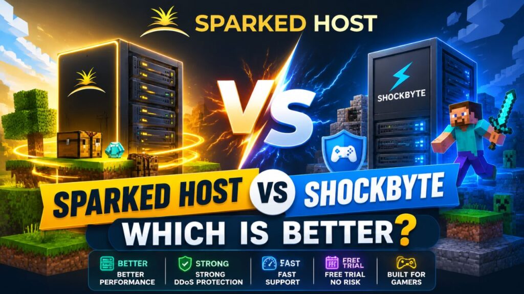 Sparked Host vs Shockbyte: Which Is Better? 1 sparked host vs shockbyte